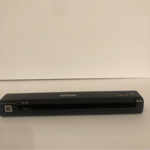Epson ES-50 WorkForce Portable Color Document Business ID Card Scanner Black - Picture 10 of 11